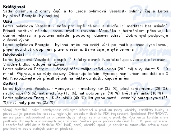 LEROS Z lásky 2x20sáčků