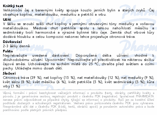 LEROS Velikonoční vejce se sypaným čajem 30g