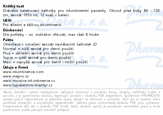 iD Sensitive Pants Super M 12ks