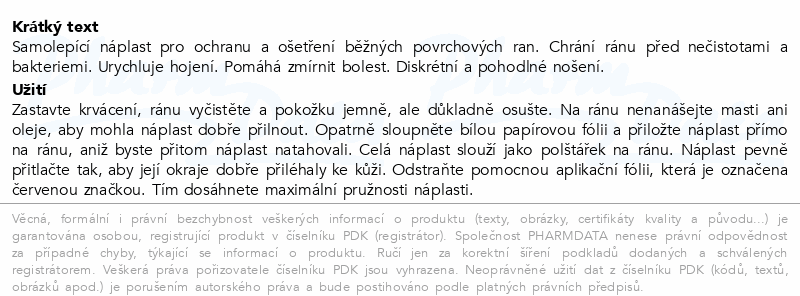 Hansaplast náplast hydrokoloidní 10ks