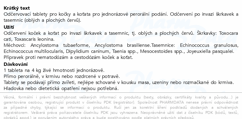 Drontal kočky tbl.2