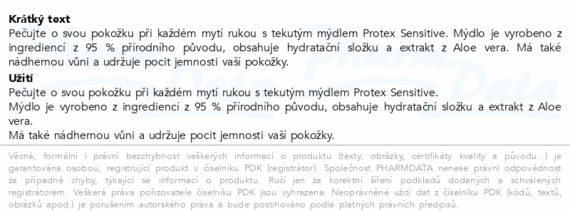 Protex Cleans&Protects Sensit.Liq.Hand Wash 250ml