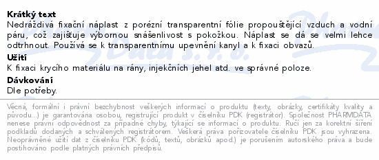 FILMPORE fix.nápl.z transpar.fólie 12x2.5cmx9.15m